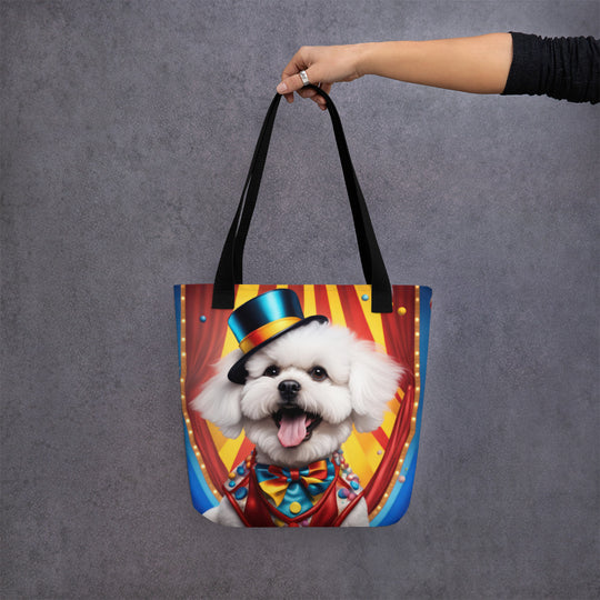 Tote bag-Bichon Frise Dog V5