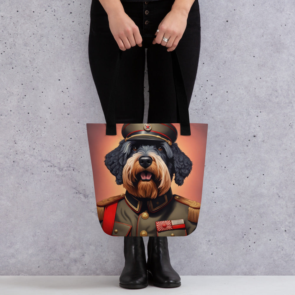 Tote bag-Black Russian Terrier V3