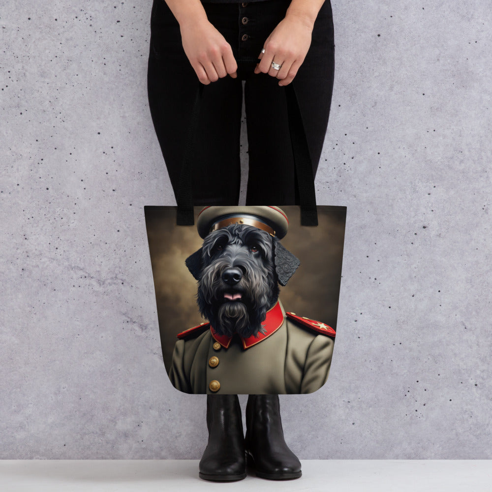 Tote bag-Black Russian Terrier V4