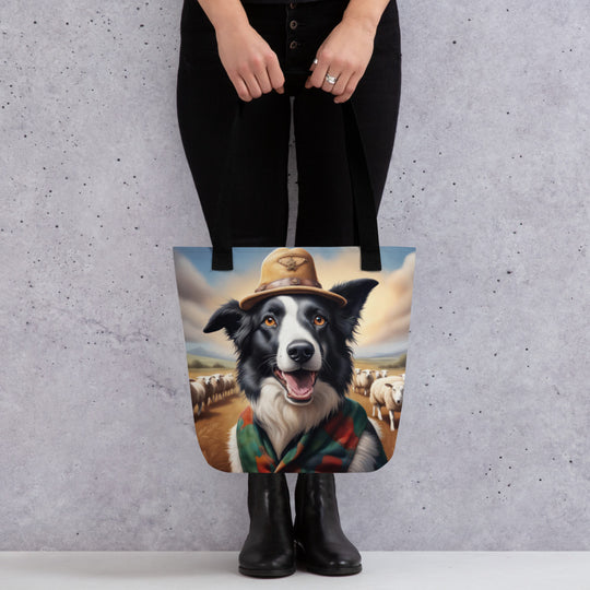 Tote bag-Border Collie V2