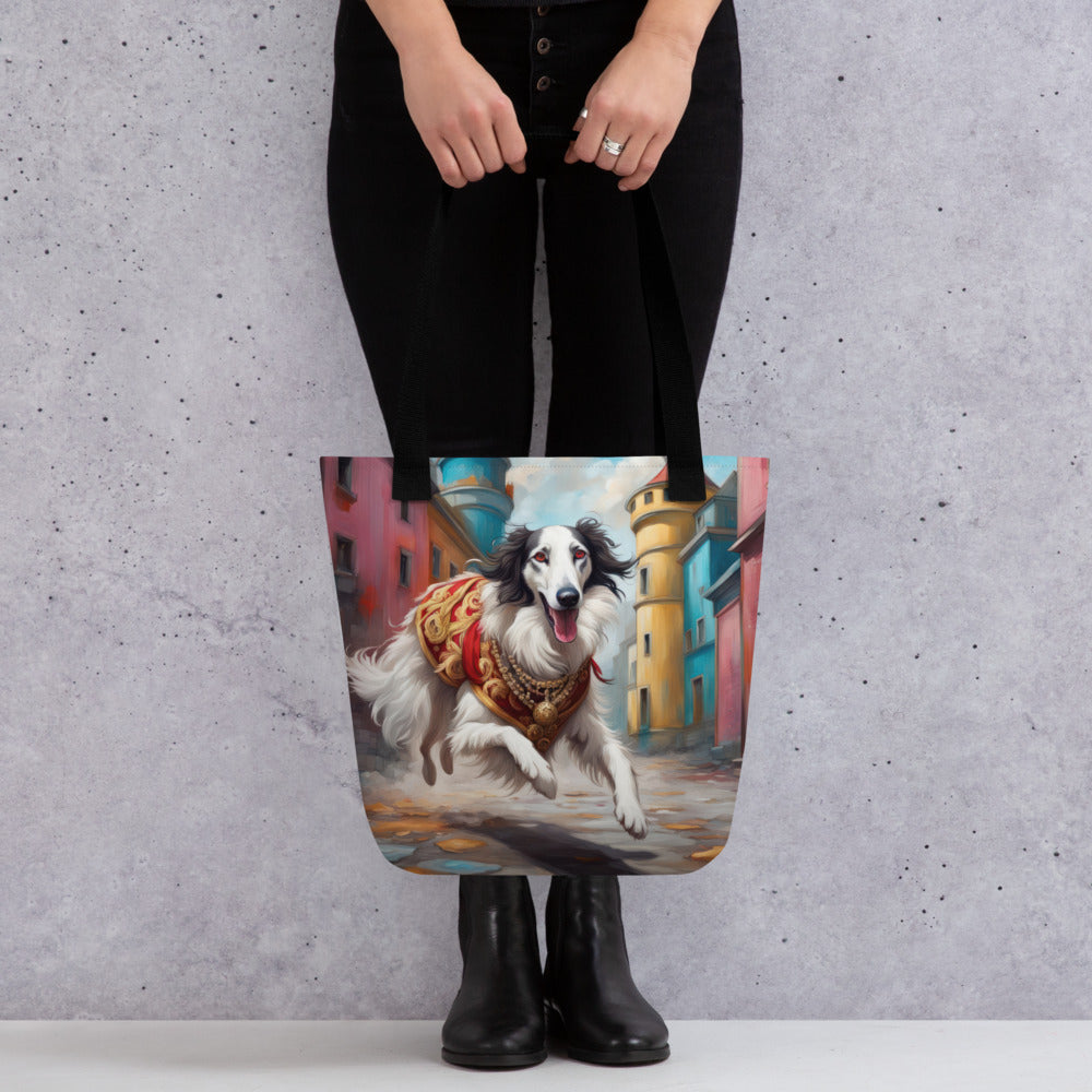 Tote bag-Borzoi V4