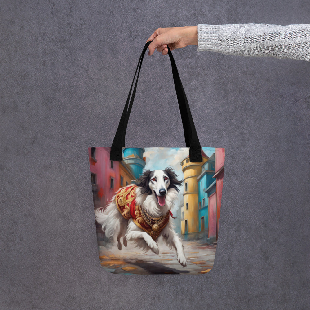 Tote bag-Borzoi V4