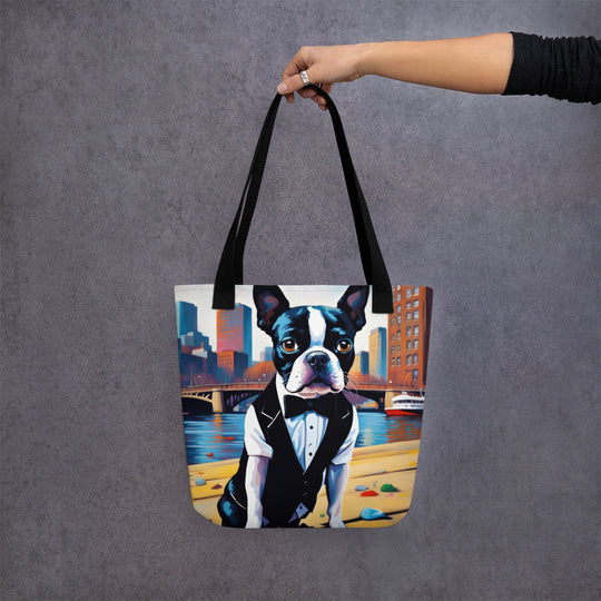 Tote bag-Boston Terrier