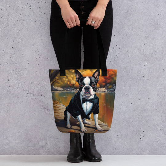 Tote bag-Boston Terrier V2