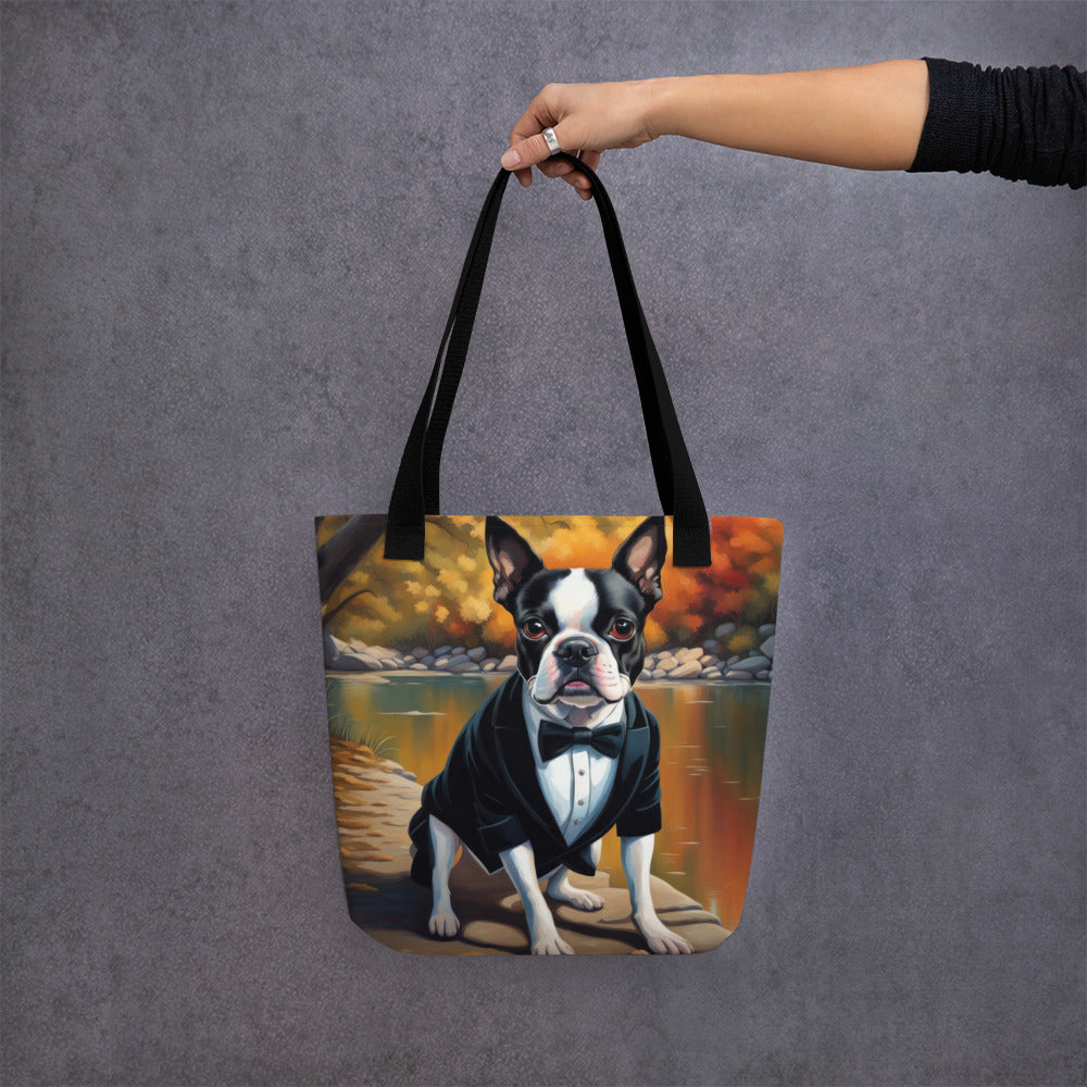 Tote bag-Boston Terrier V2