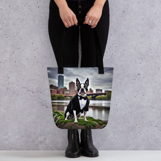 Tote bag-Boston Terrier V3