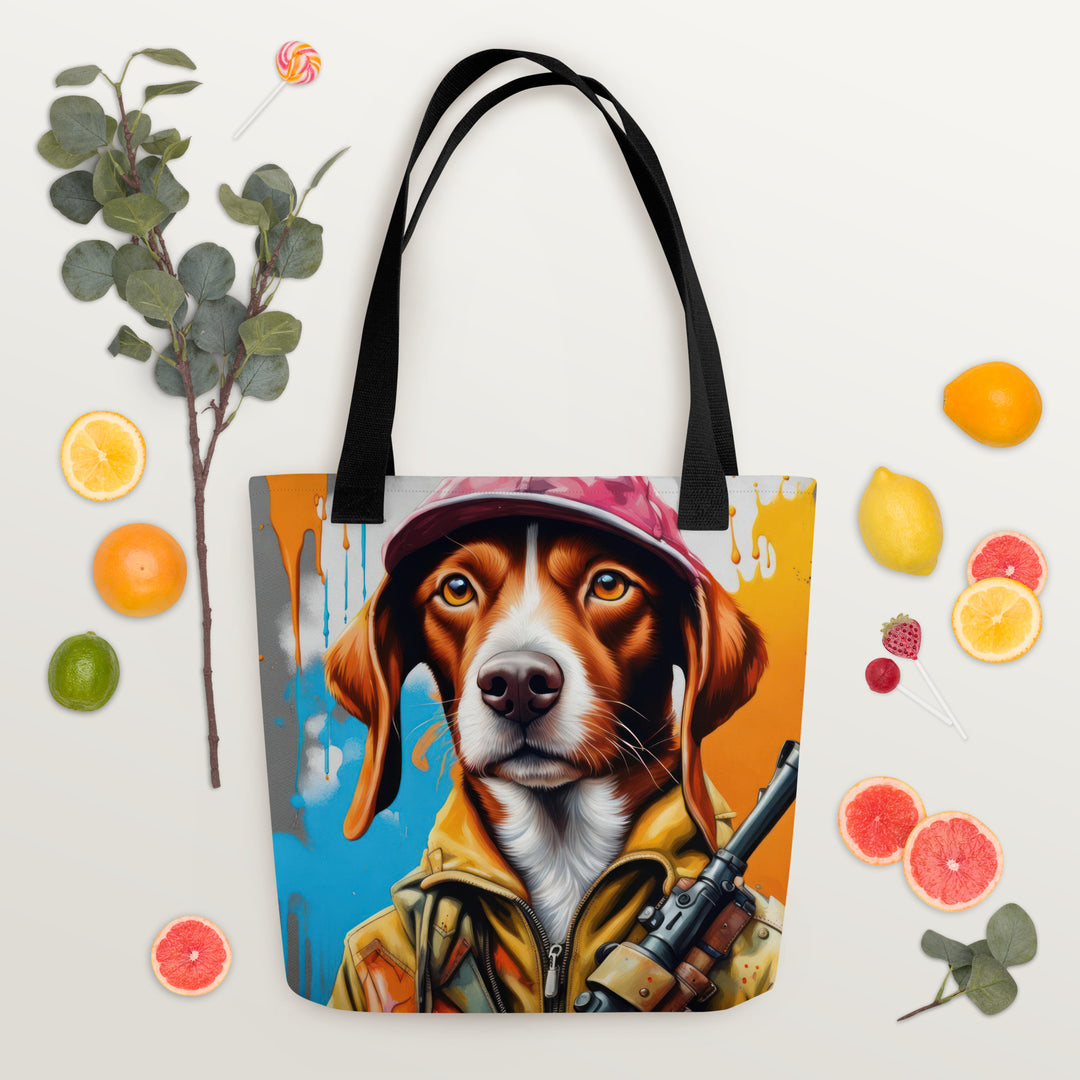 Tote bag-Brittany Dog V5