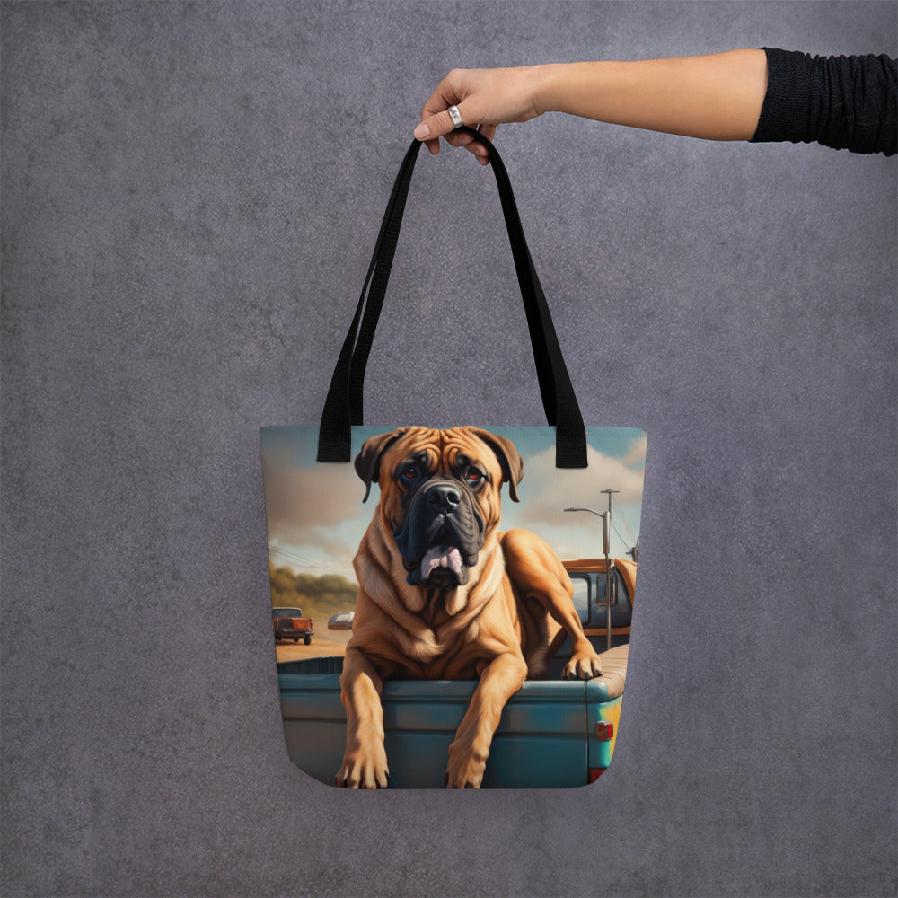 Tote bag-Bull Mastiff V6