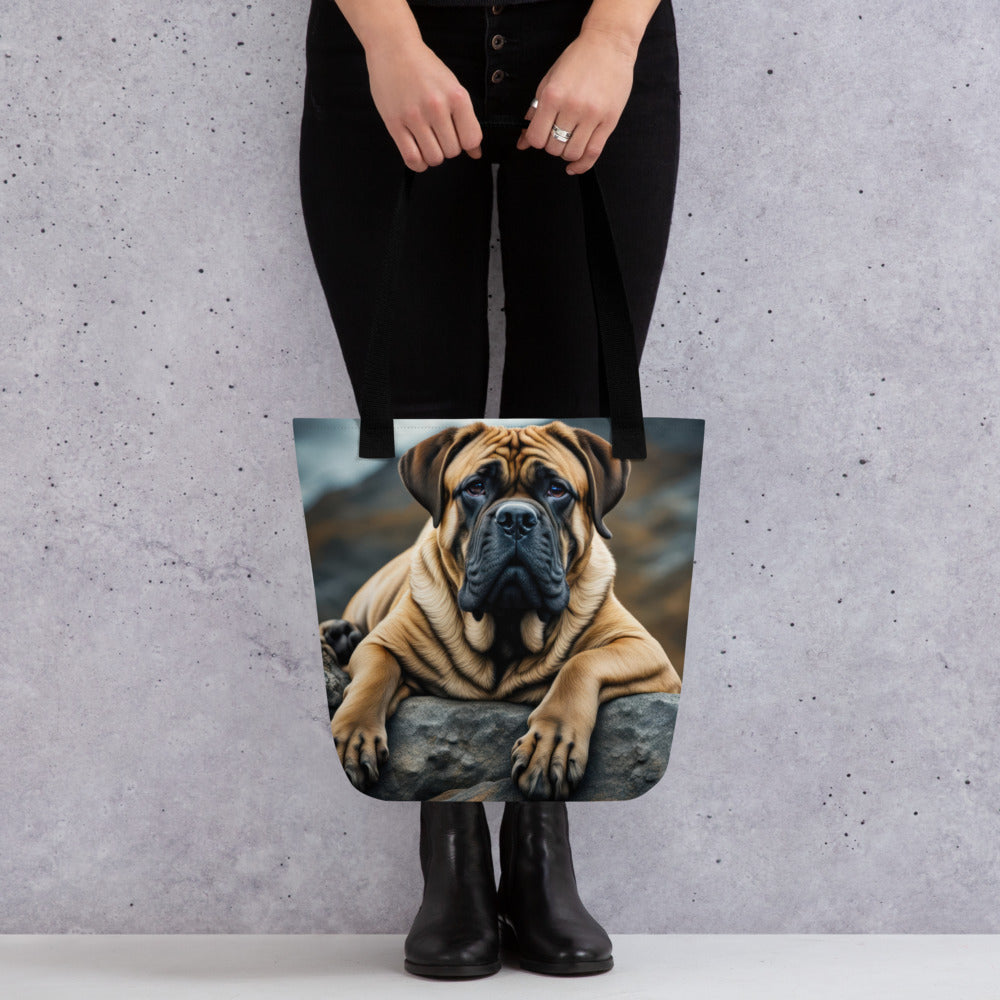 Tote bag-Bull Mastiff V7