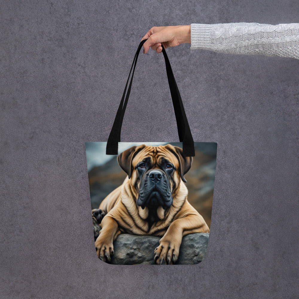 Tote bag-Bull Mastiff V7