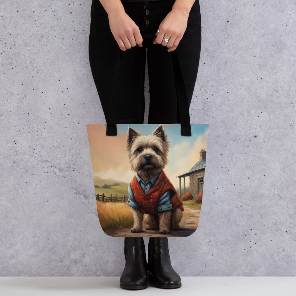 Tote bag-Cairn Terrier bV2