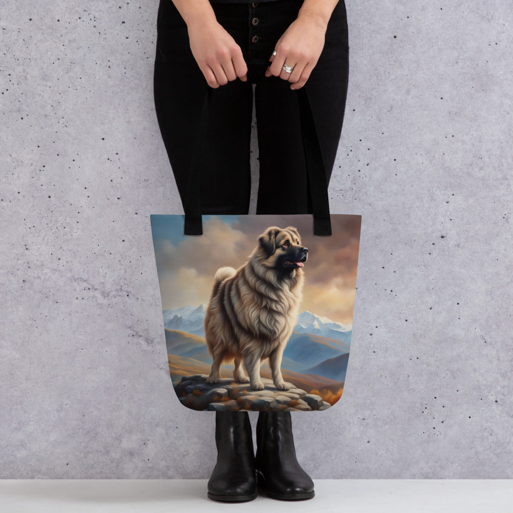 Tote bag-Caucasian Shepherd Dog V3