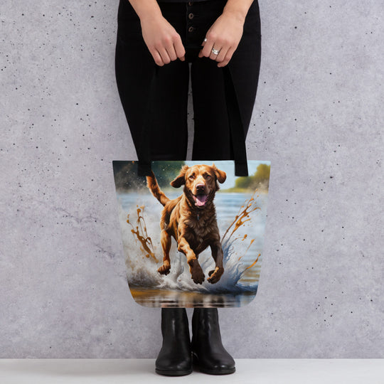 Tote bag-Chesapeake Retriever