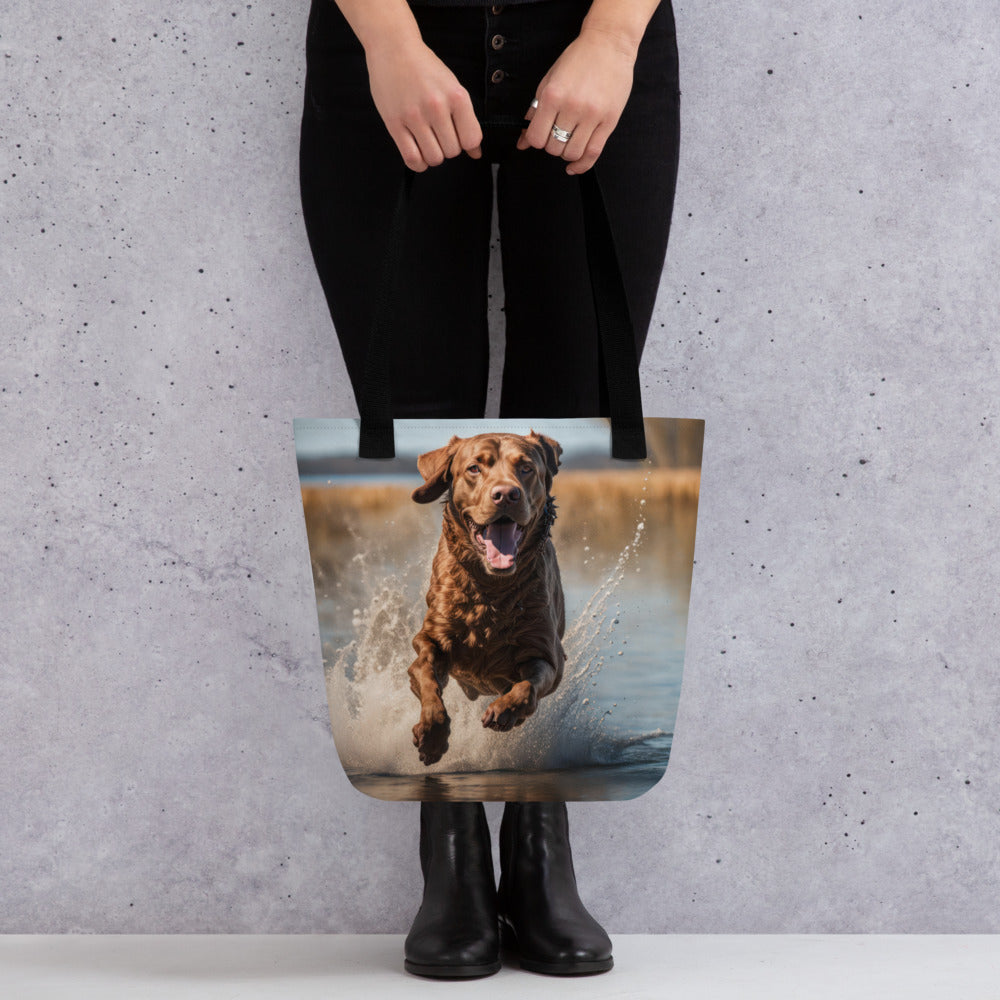 Tote bag-Chesapeake Retriever V2