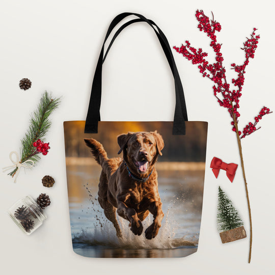 Tote bag-Chesapeake Retriever V3