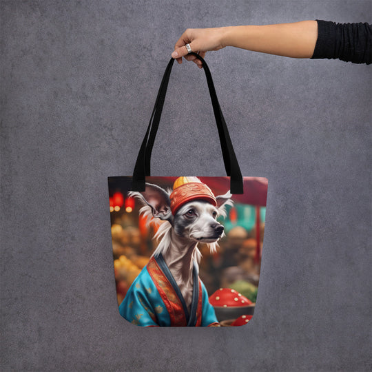 Tote bag-Chinese Crested Dog V2