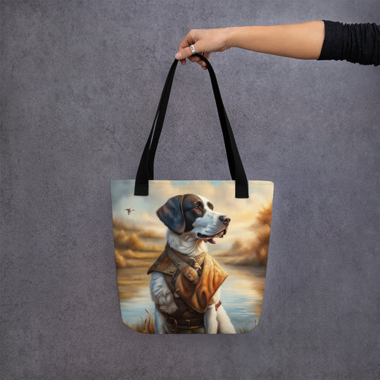 Tote bag-French Pointing Dog Pyrenean