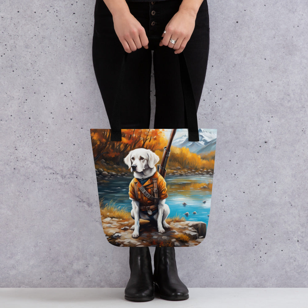 Tote bag-French Pointing Dog Pyrenean V4