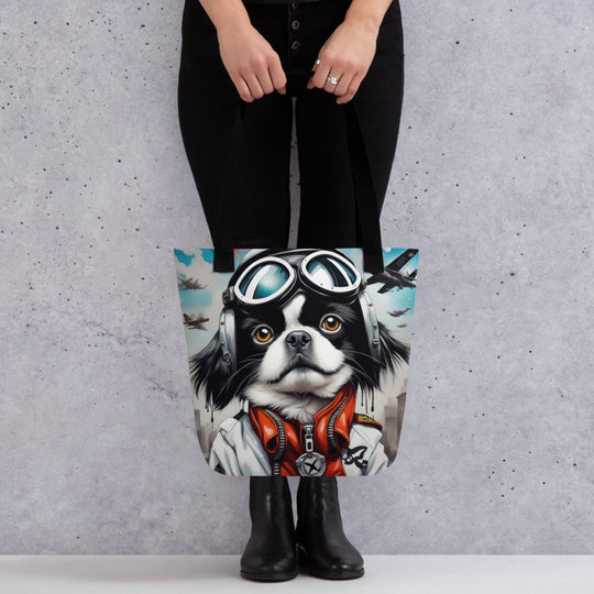 Tote bag-Japanese Chin V8