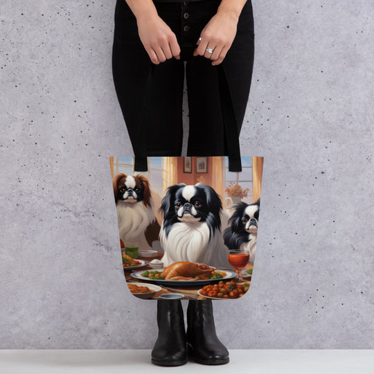 Tote bag-Japanese Chin V19