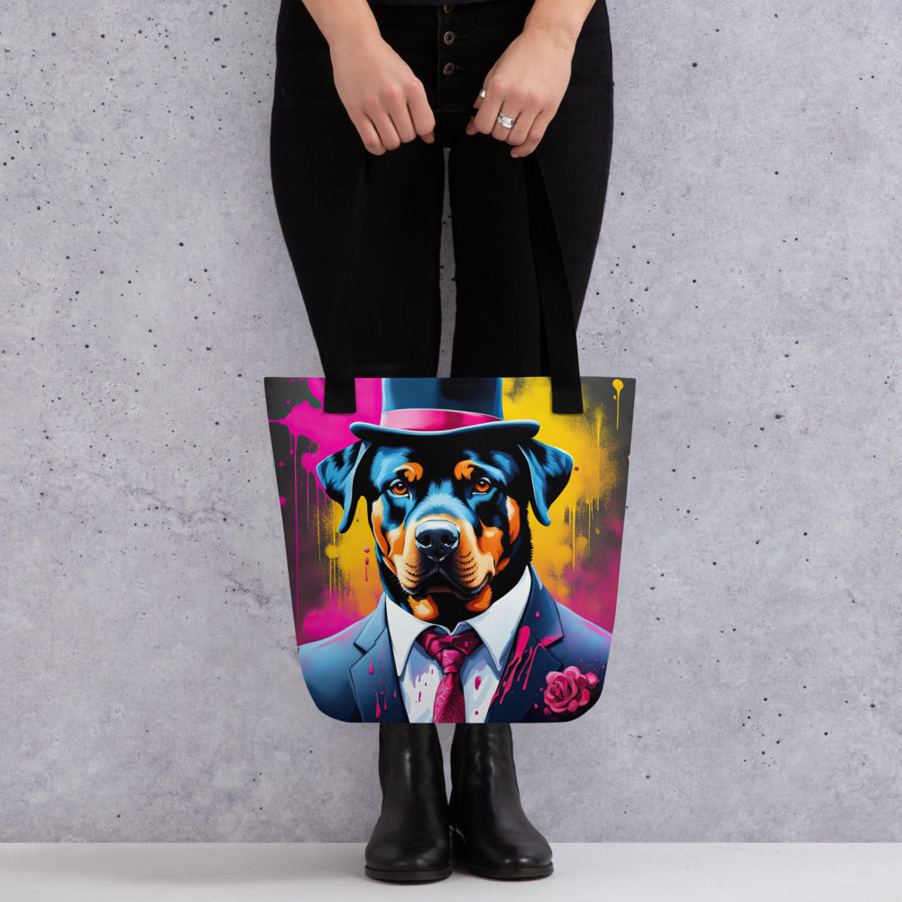 Tote bag-Rottweiler V2