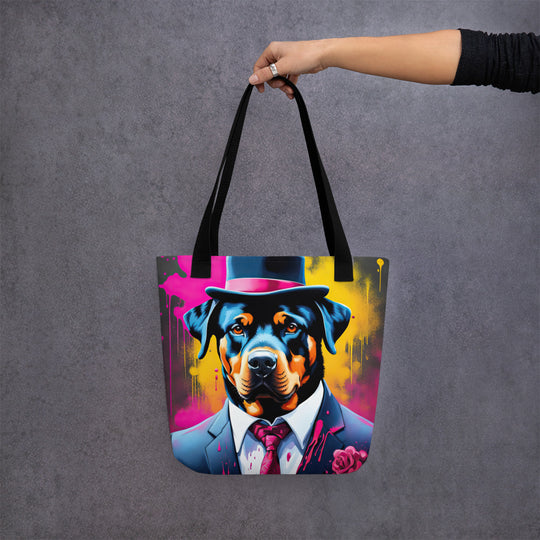 Tote bag-Rottweiler V2