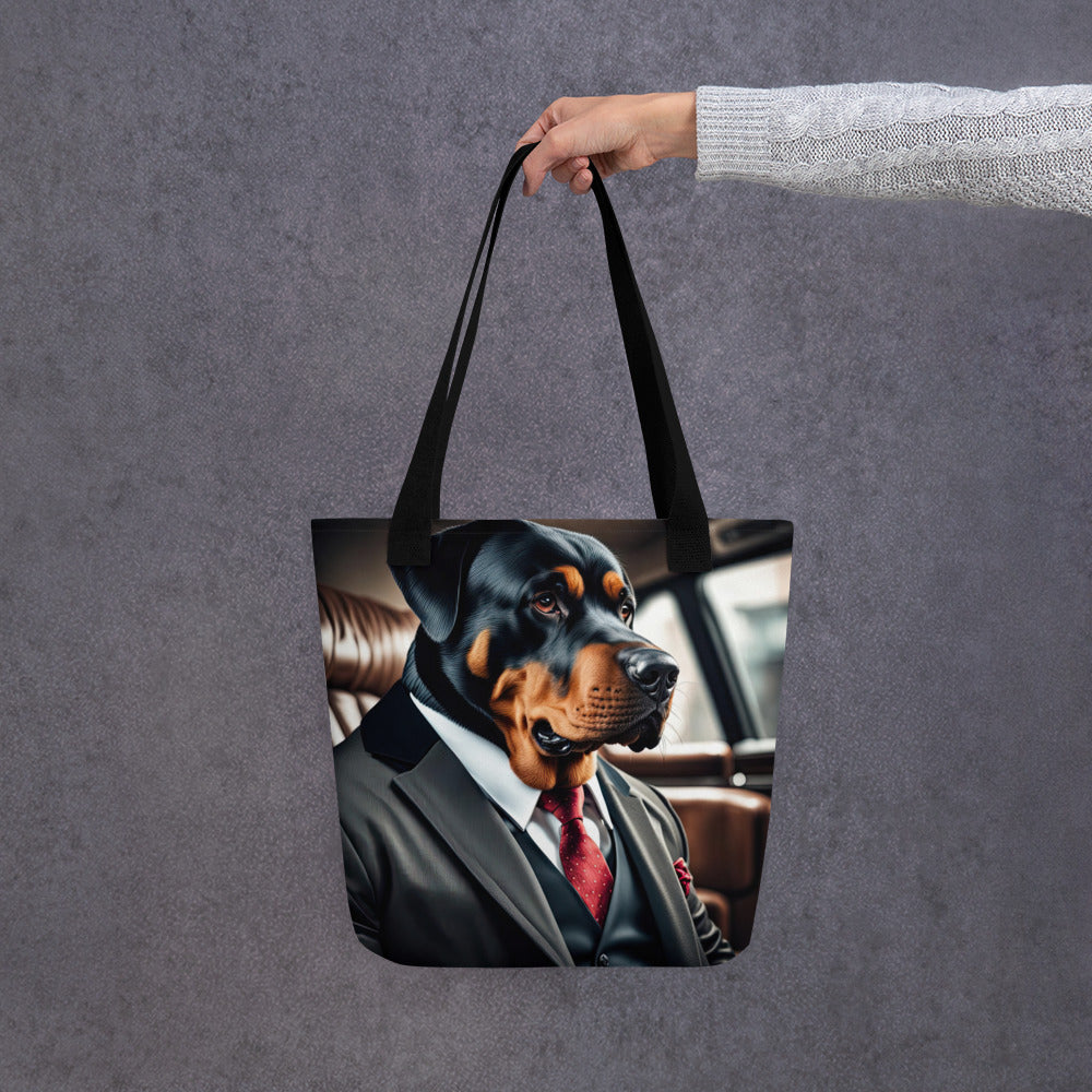 Tote bag-Rottweiler V10