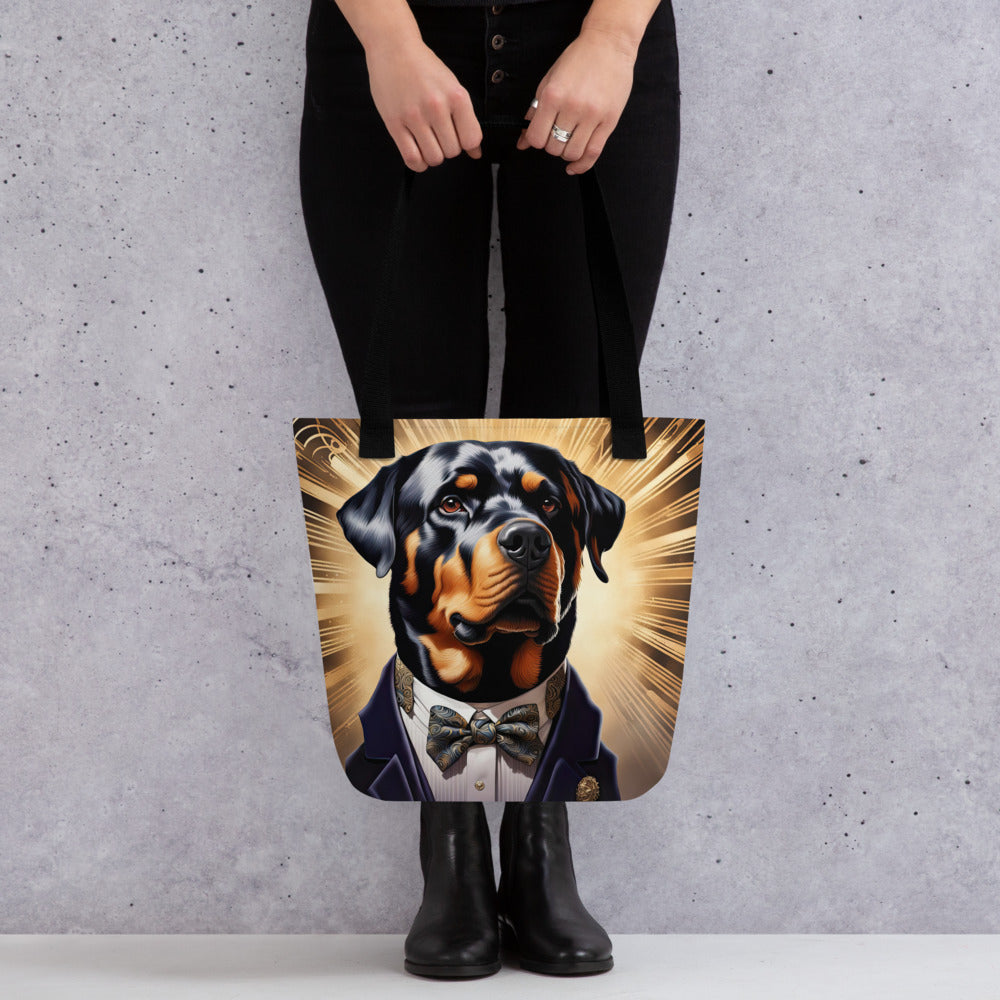 Tote bag-Rottweiler V17