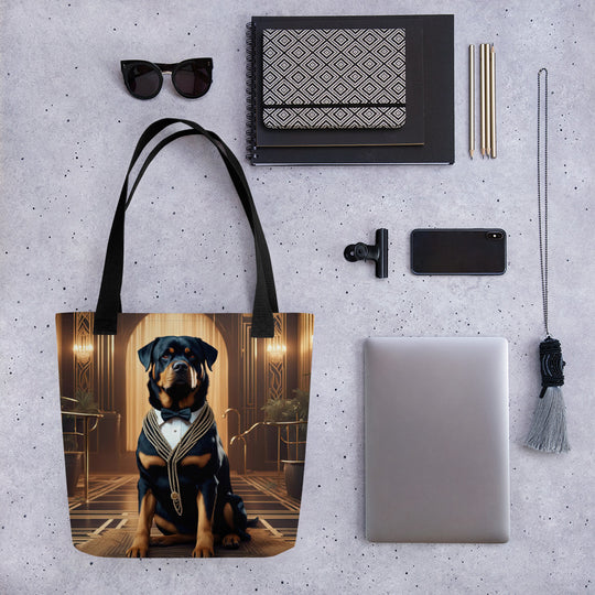 Tote bag-Rottweiler V18