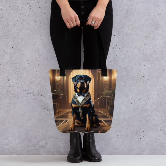 Tote bag-Rottweiler V18