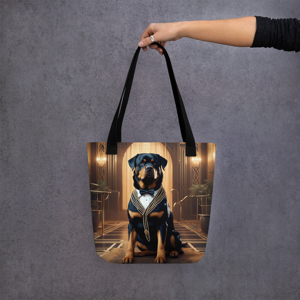 Tote bag-Rottweiler V18