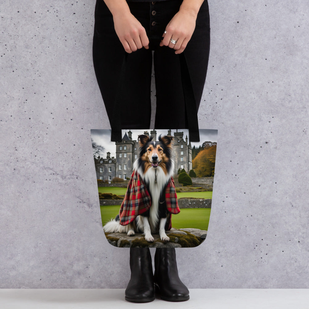 Tote bag-Collie