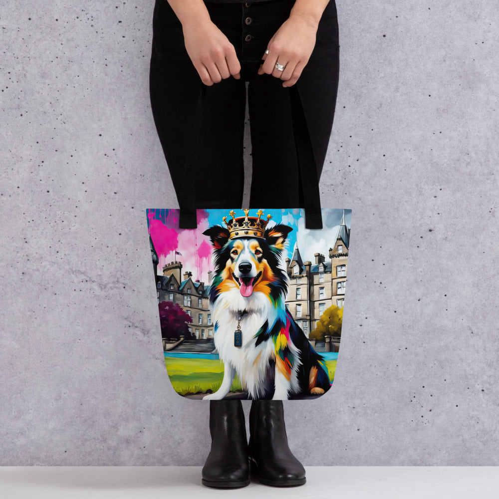 Tote bag-Collie V2