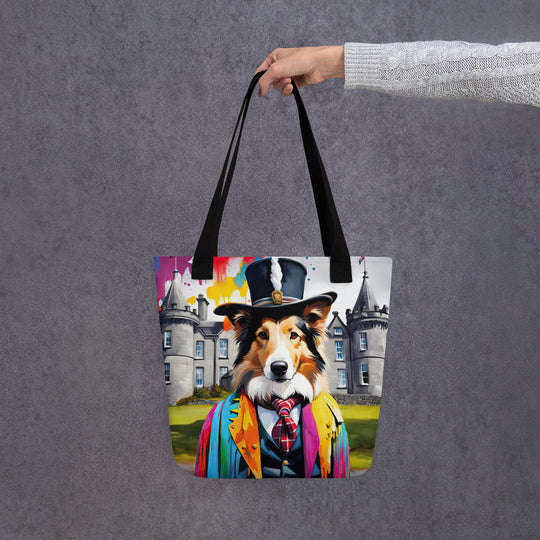 Tote bag-Collie V4