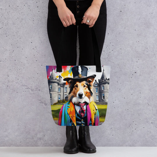 Tote bag-Collie V4