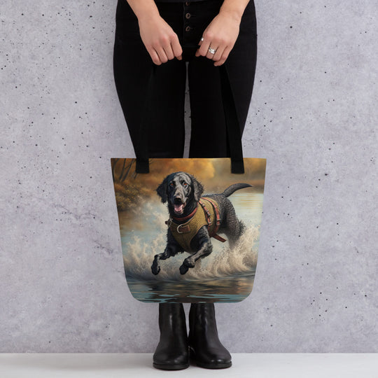 Tote bag-Curly-Coated Retriever