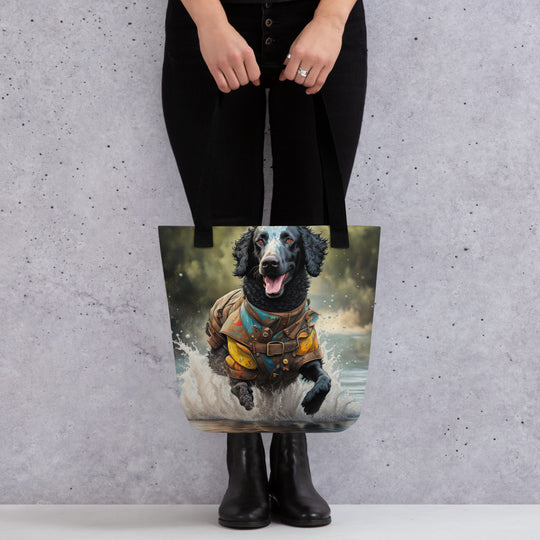 Tote bag-Curly-Coated Retriever V2