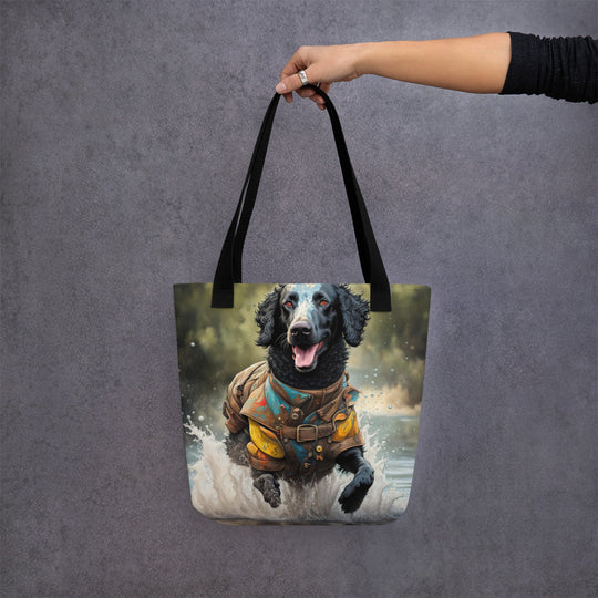 Tote bag-Curly-Coated Retriever V2