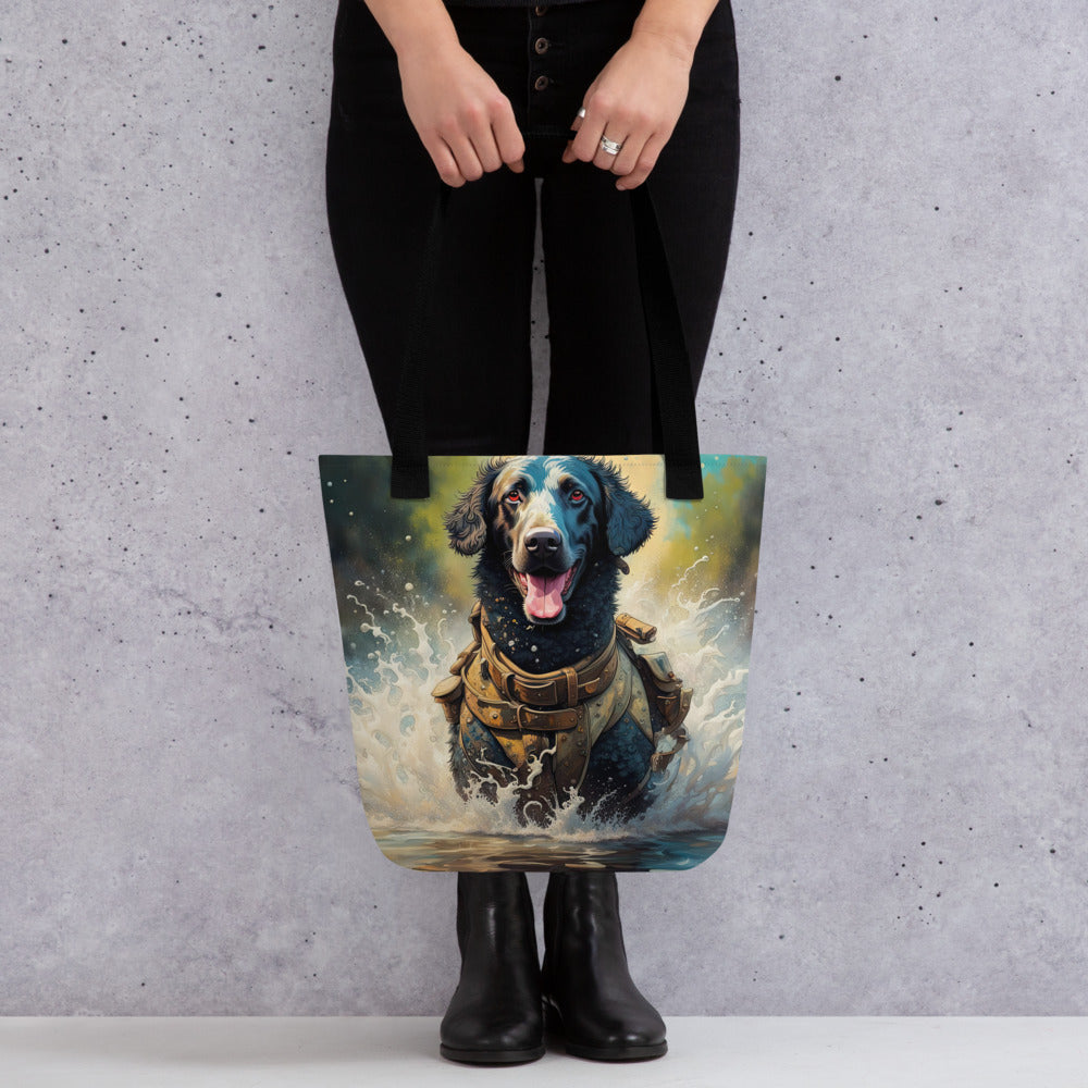 Tote bag-Curly-Coated Retriever V3