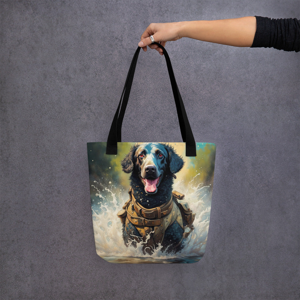 Tote bag-Curly-Coated Retriever V3