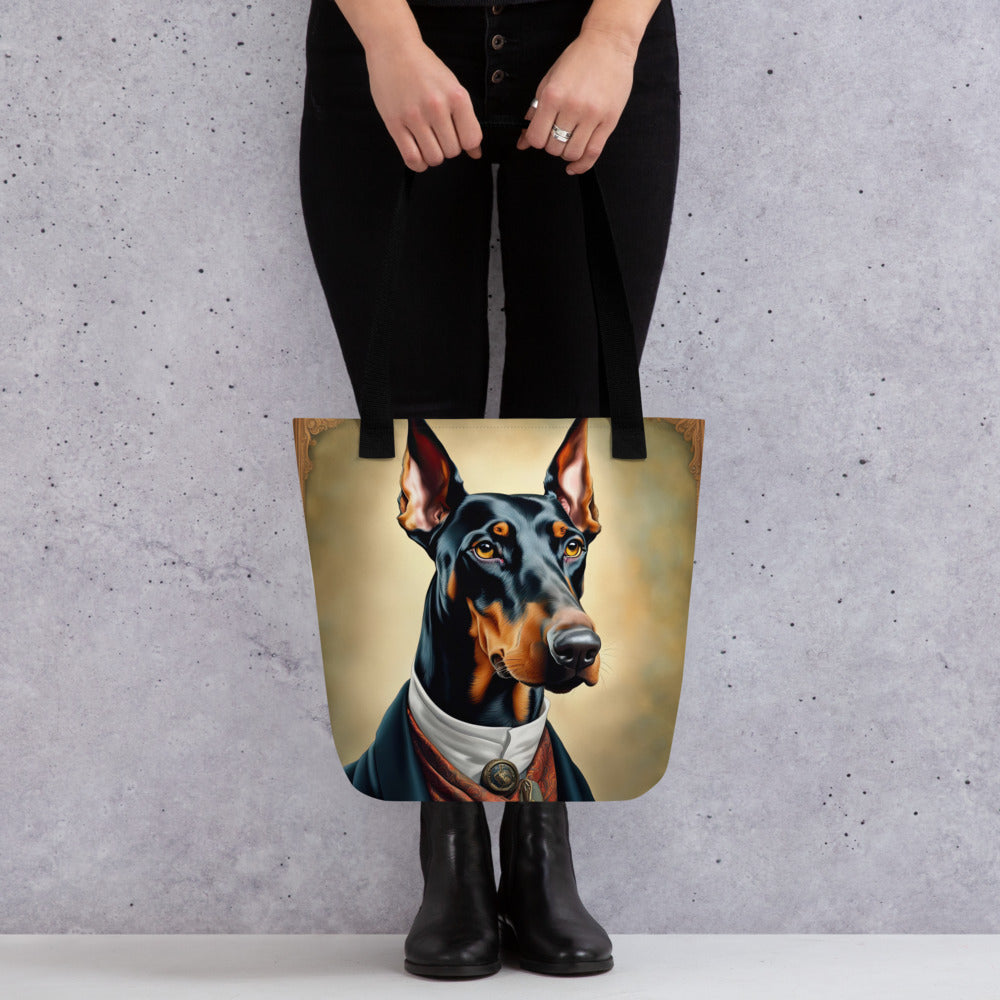 Tote bag-Doberman Pinscher