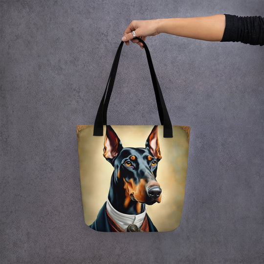 Tote bag-Doberman Pinscher