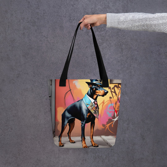 Tote bag-Doberman Pinscher V3