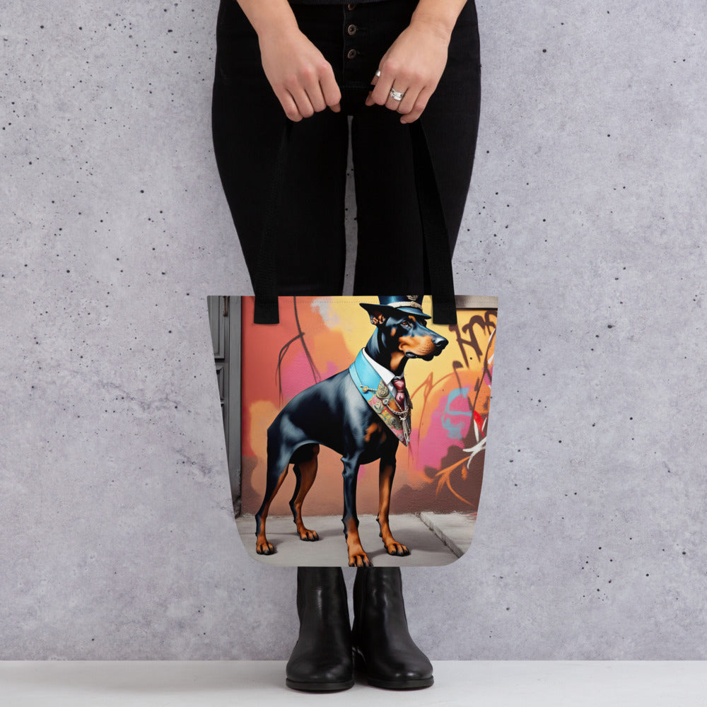 Tote bag-Doberman Pinscher V3