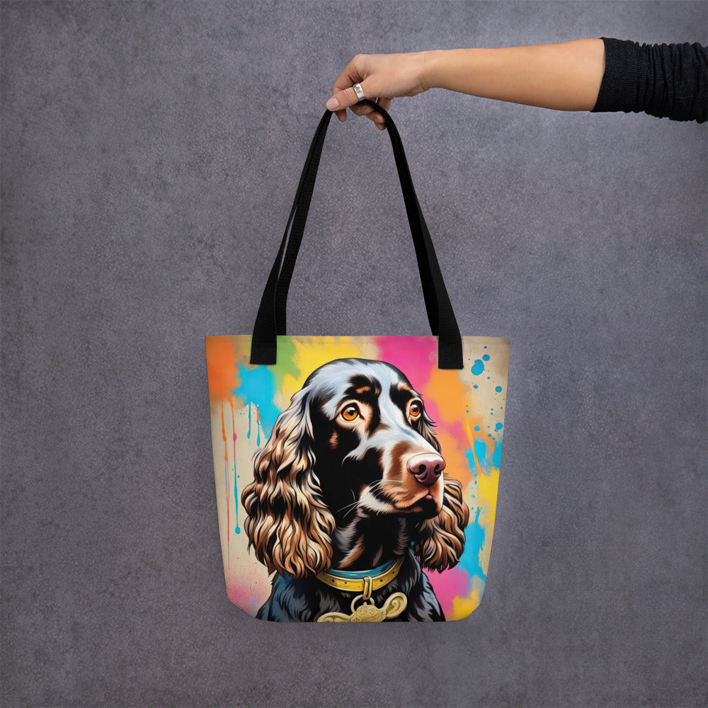 Tote bag-Field Spaniel