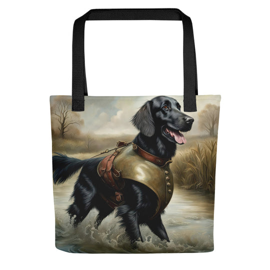 Tote bag-Flat-Coated Retriever V3