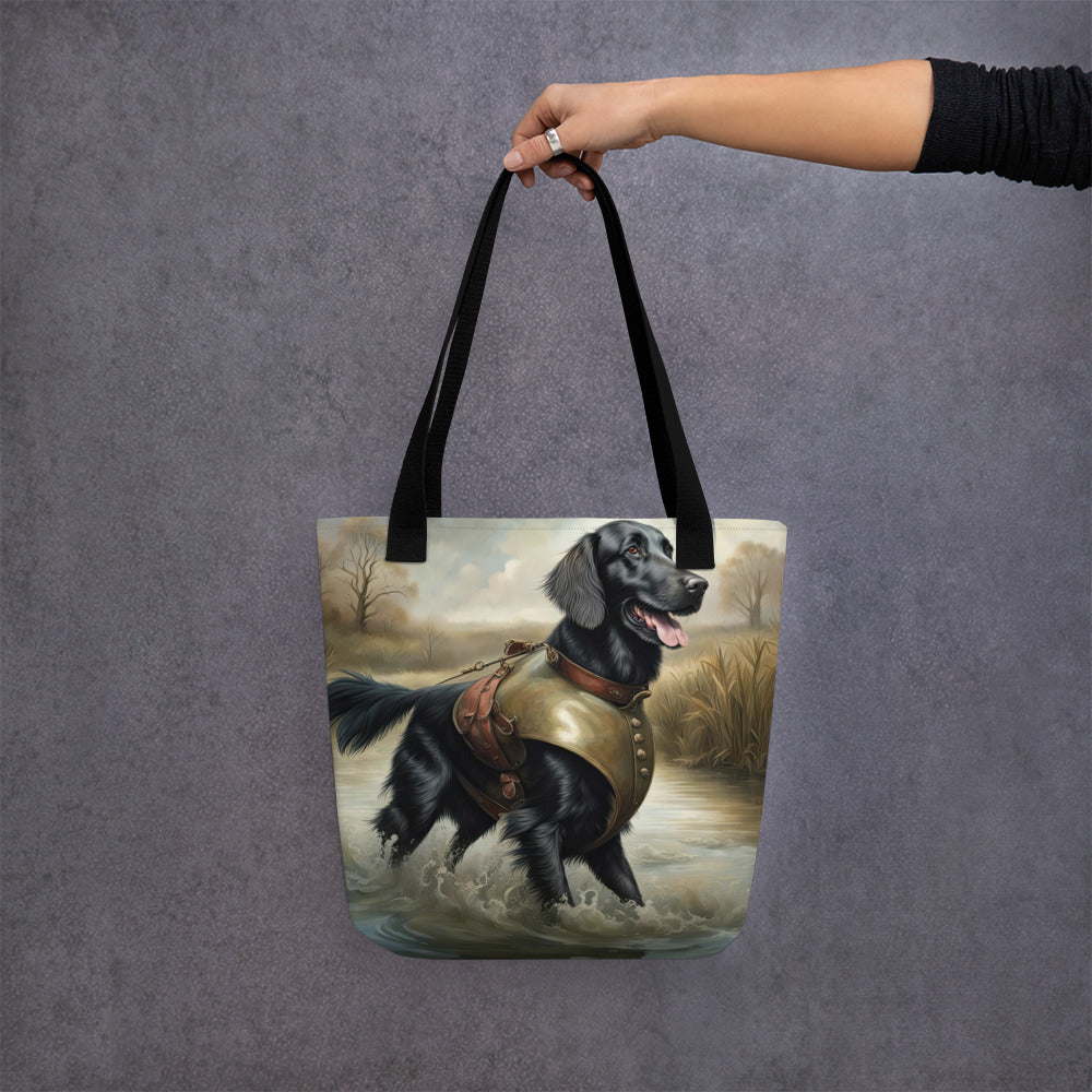 Tote bag-Flat-Coated Retriever V3