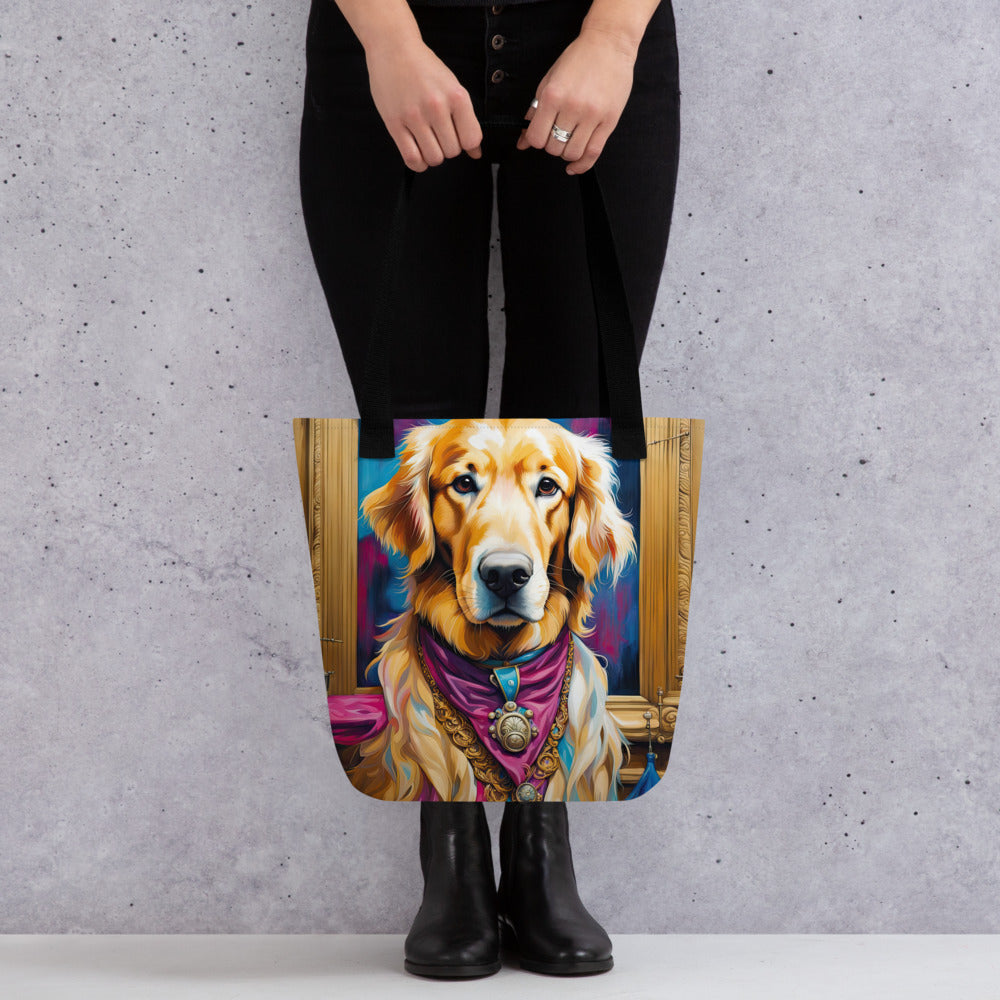 Tote bag-Golden Retriever V4