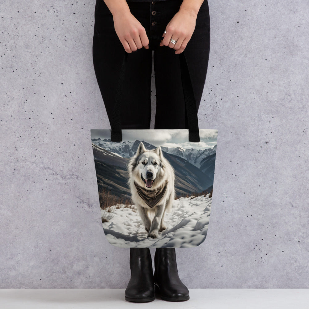 Tote bag-Great Pyrenees