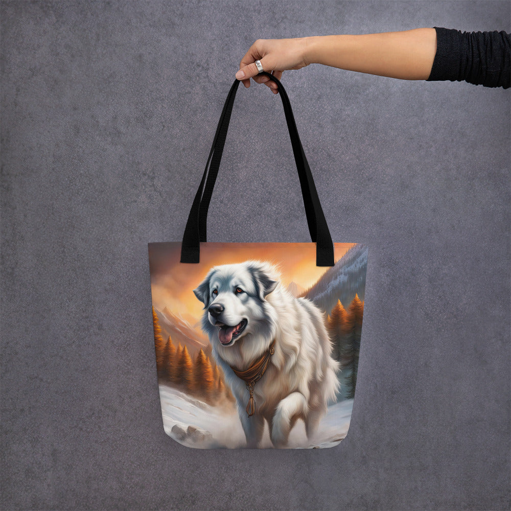 Tote bag-Great Pyrenees V2